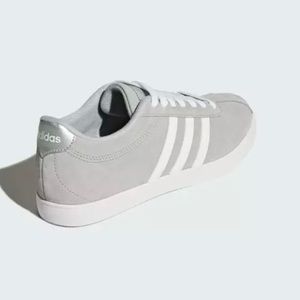 ADIDAS NEO COURTSET GRAY GREY SUEDE WOMENS SIZE 8 1/2